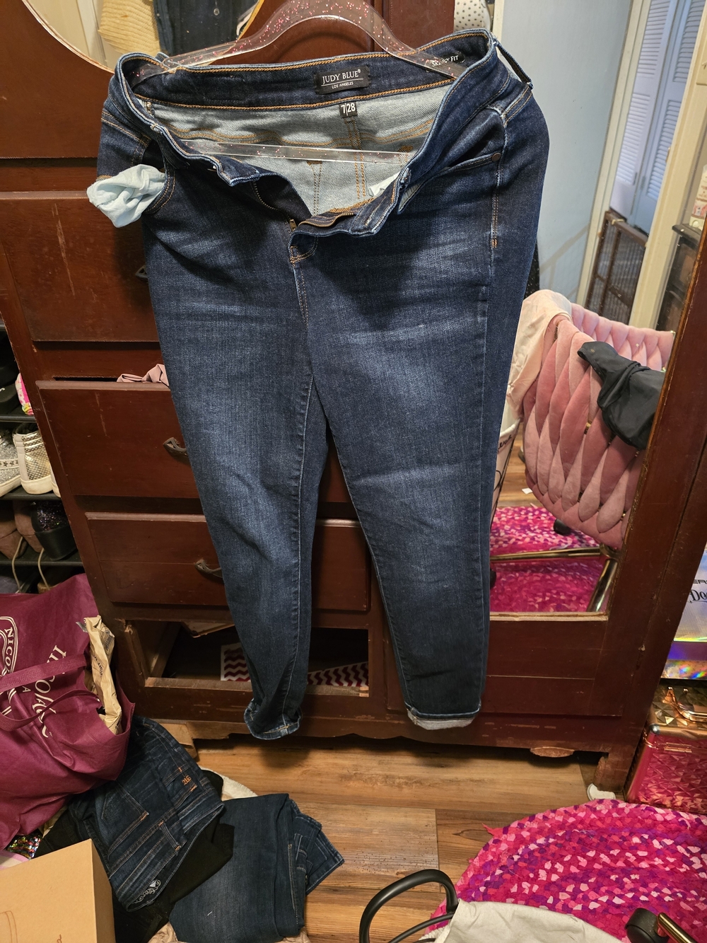Judy Blue Dark Indigo Skinny Jeans